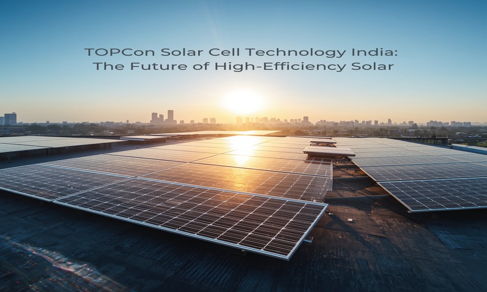 TOPCon Solar Cell Technology India: The Future of High-Efficiency Solar ...
